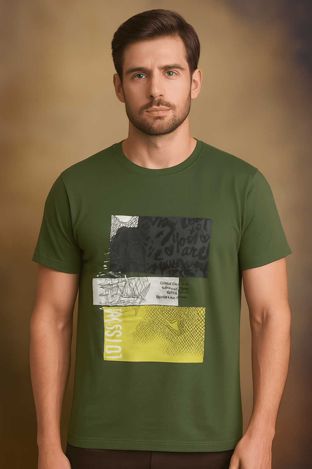 OBEMKEN "Nautical Whispers" Graphic Tee - Mod Rush