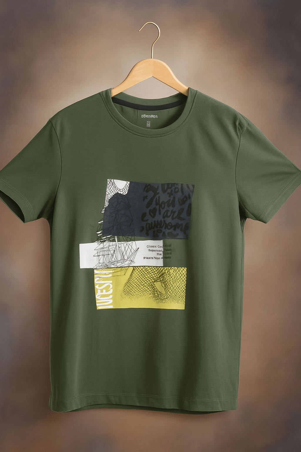 OBEMKEN "Nautical Whispers" Graphic Tee - Mod Rush